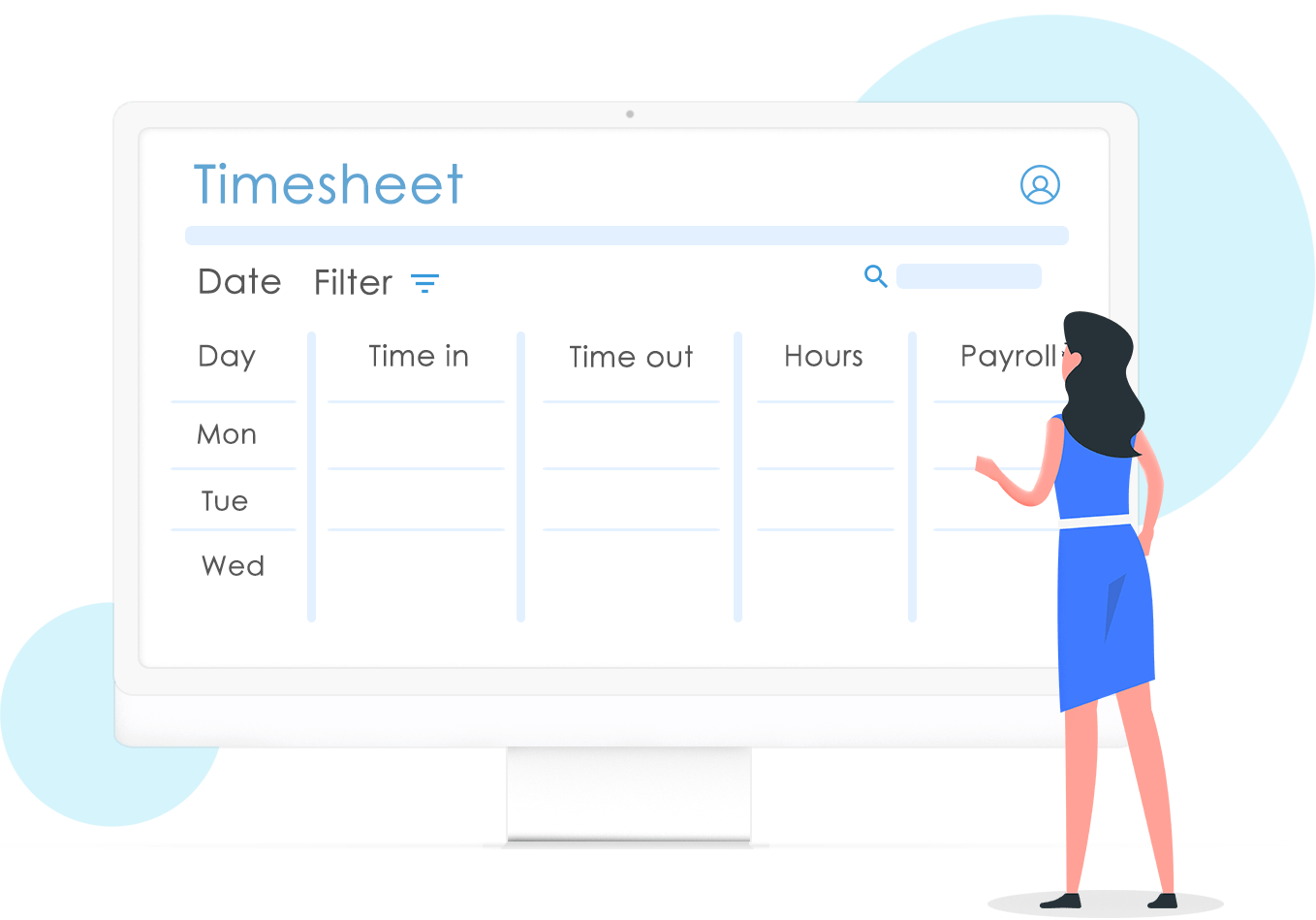 Record time-in and time-out of your restaurant staff on Truein