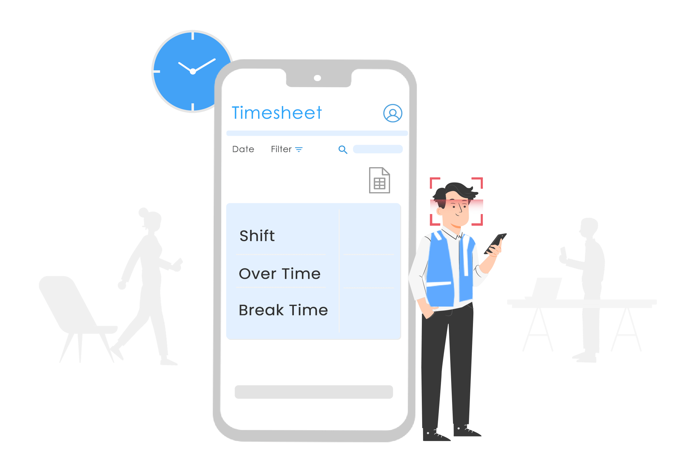 Track overtime on automated timesheet