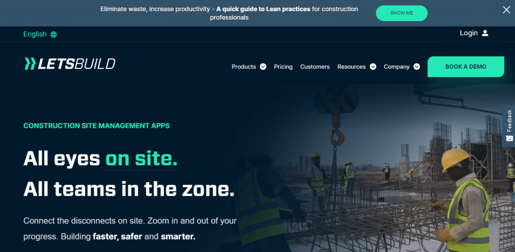 LetsBuild best construction management app for project managers
