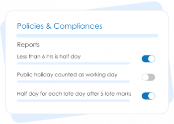 Automated attendance policies and reports